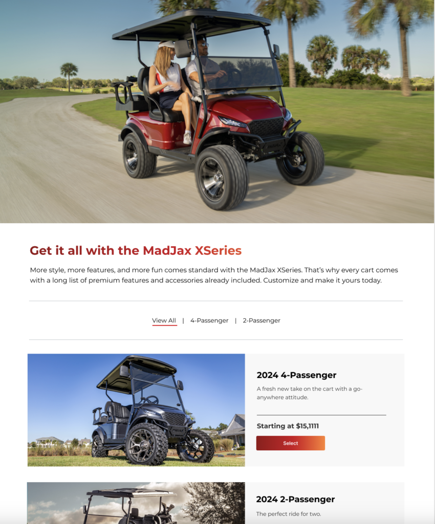 MadJax Golf Carts